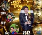 FIFA Ballon d'Or 2012 kazanan Lionel Messi